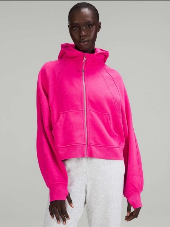 lululemon athletica Tops - Lululemon Scuba Oversized Full Zip
Sonic Pink XS/S EUC